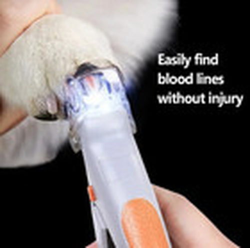 Professional Pet Nail Clipper Scissors with Ledlight Cat Dog Nail Clipper Tool