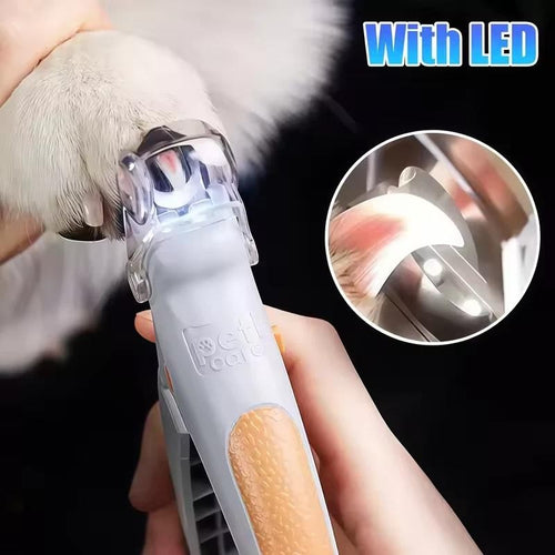 Professional Pet Nail Clipper Scissors with Ledlight Cat Dog Nail Clipper Tool