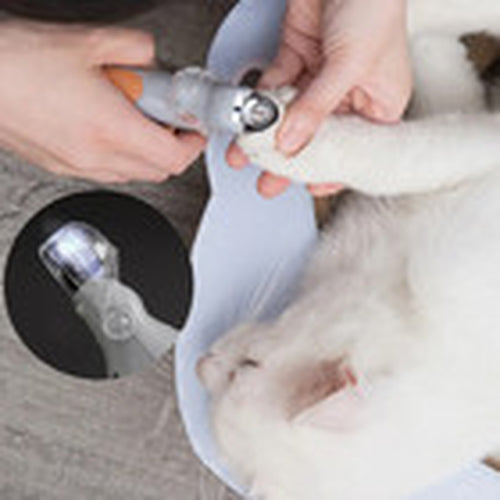 Professional Pet Nail Clipper Scissors with Ledlight Cat Dog Nail Clipper Tool