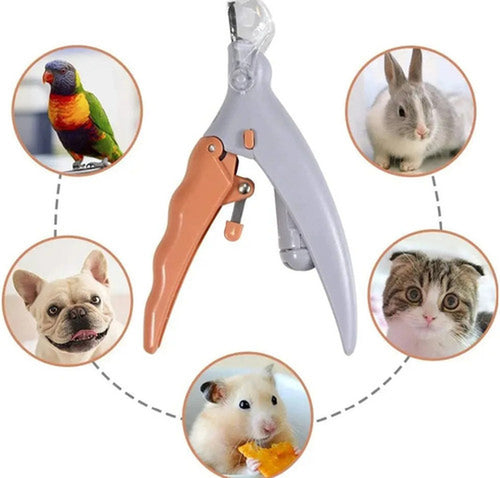 Professional Pet Nail Clipper Scissors with Ledlight Cat Dog Nail Clipper Tool