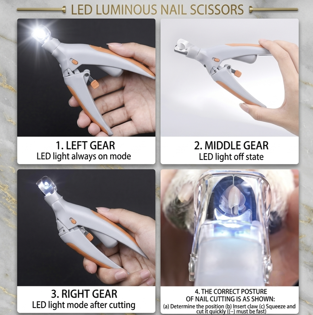 Petomatic™ LED Pet Nail Trimmer